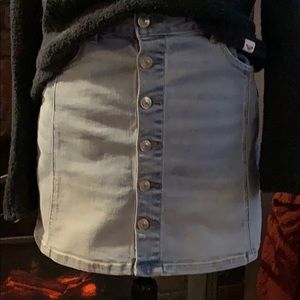 Aeo denim skirt 10